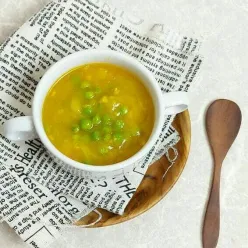 Cream Soup Pumpkin and Peas #JagoMasakMinggu4Periode3