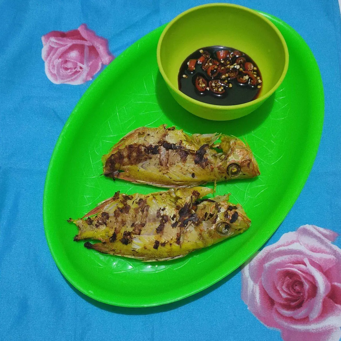 Ikan Kakap Merah Bakar Sambal Kecap