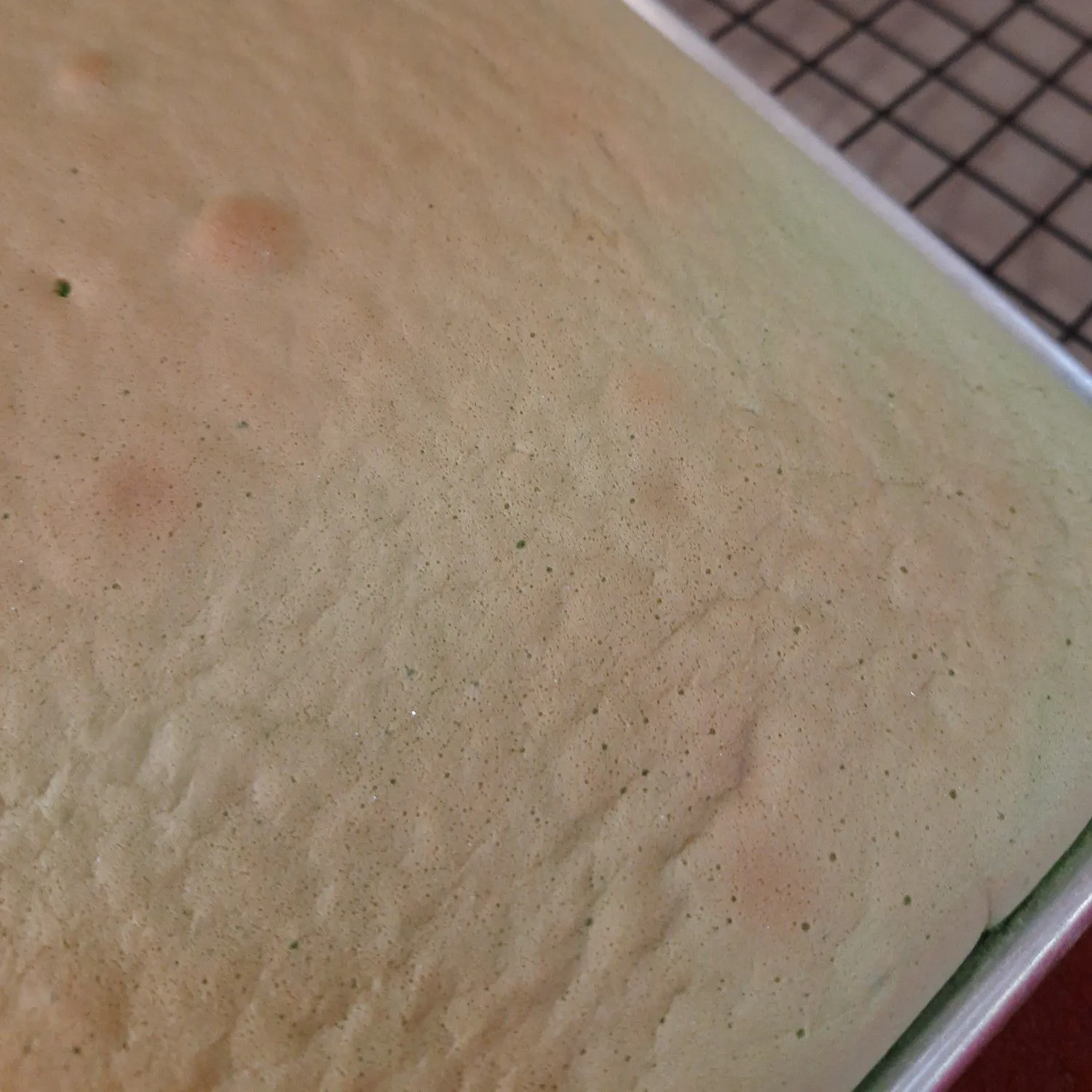Step 7 Cake Potong Pandan