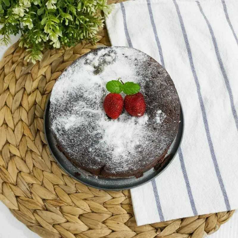 Swedish Sticky Chocolate Cake #JagoMasakMinggu4Periode3