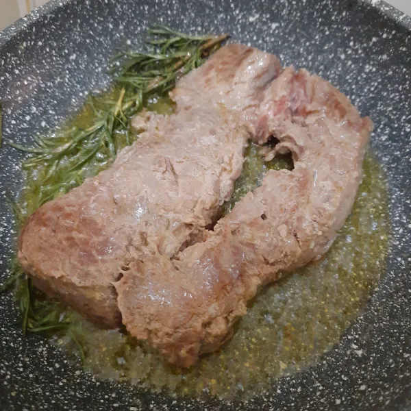 panggang daging hingga well done.