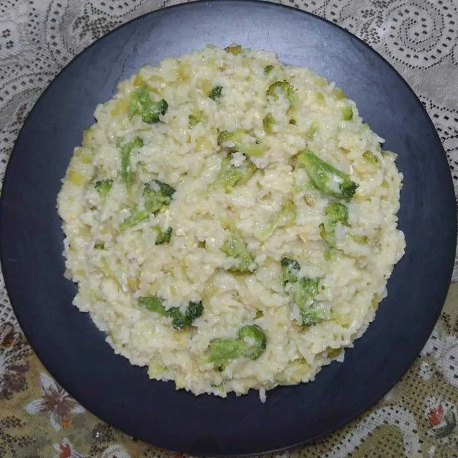 Brokoli Egg Risotto #JagoMasakMinggu4Periode3