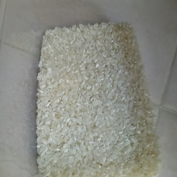 Kukus beras selama 25 menit.
