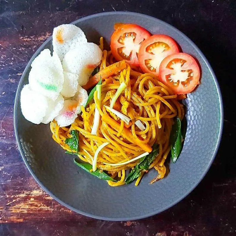 Spaghetti Gomak Goreng  #JagoMasakMinggu5Periode3