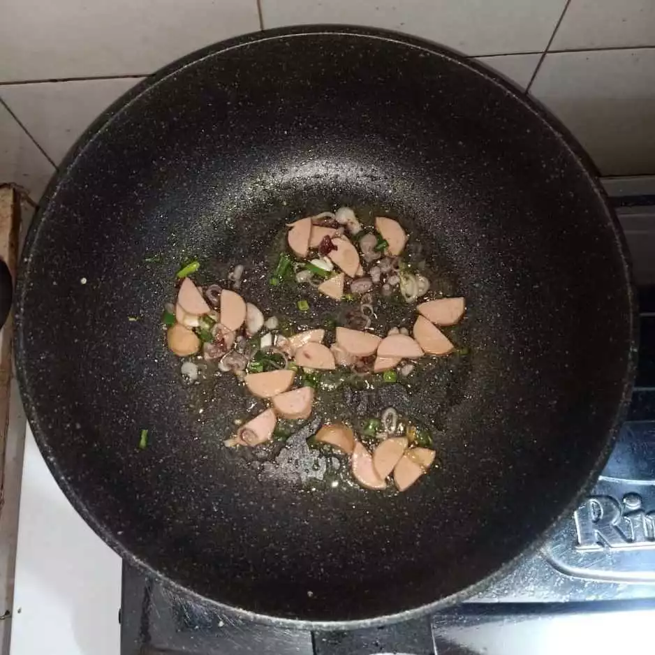 Step 6 Nasi Goreng Sosis