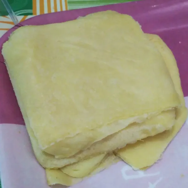 Cetak crepe seukuran box.