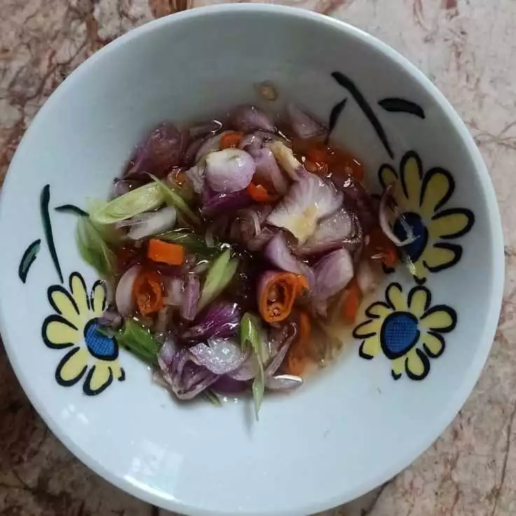 Step 6 Ayam Taican Sambal Matah