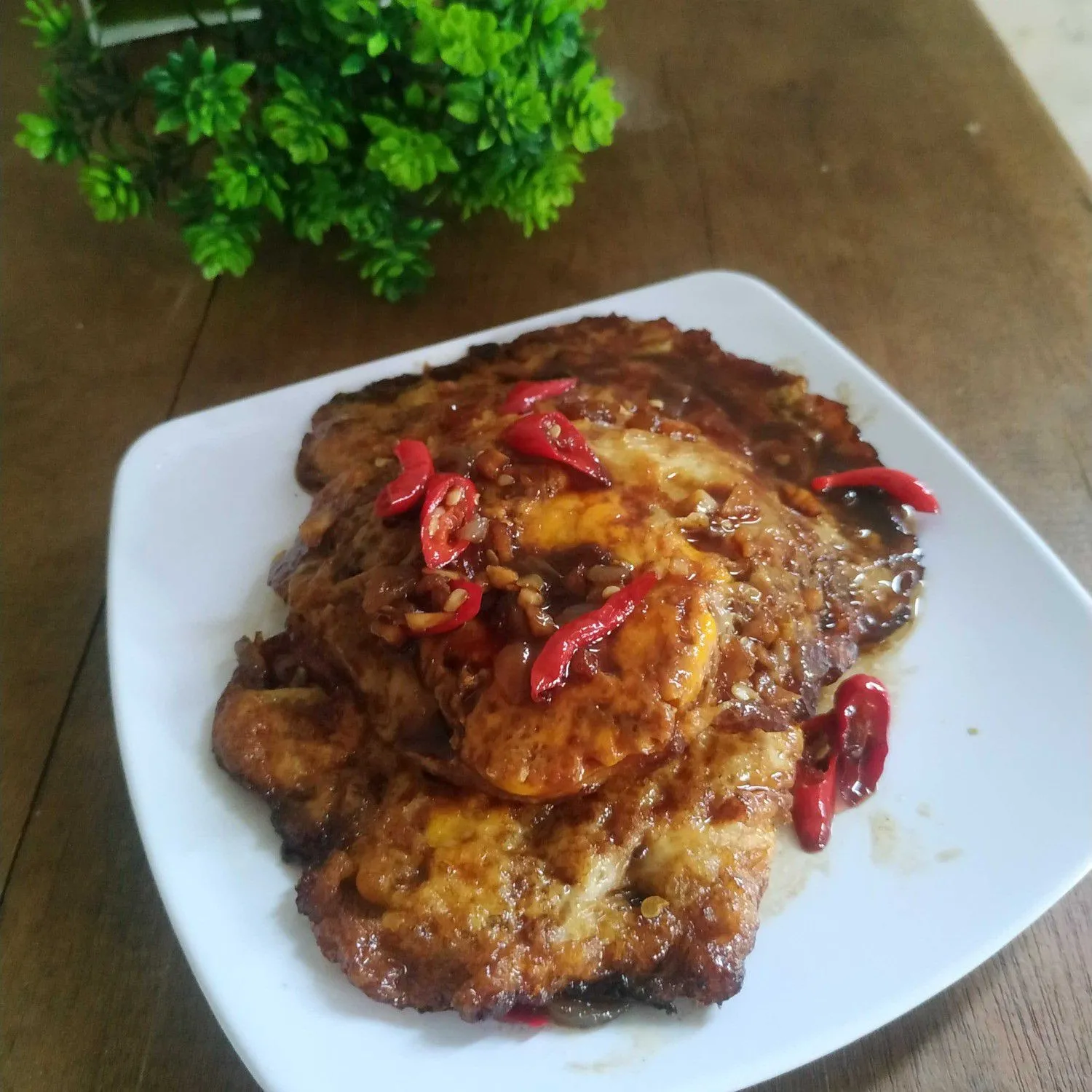 Telur Ceplok Masak Kecap