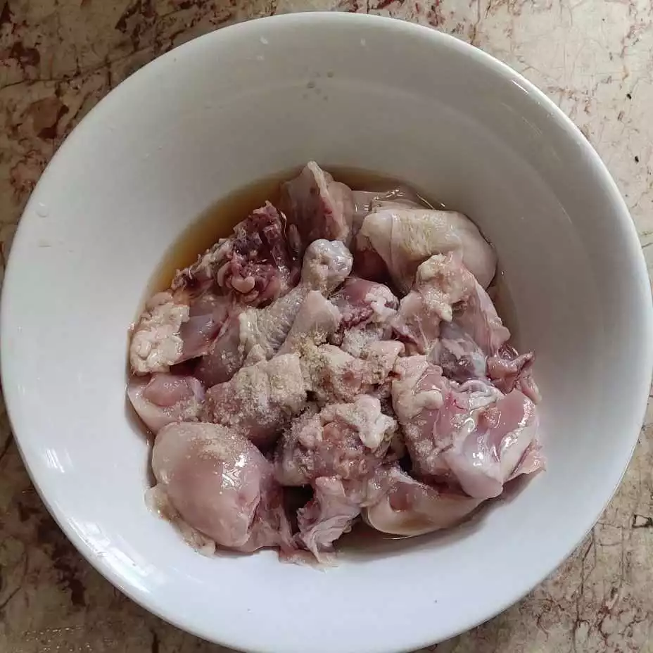 Step 1 Ayam Goreng