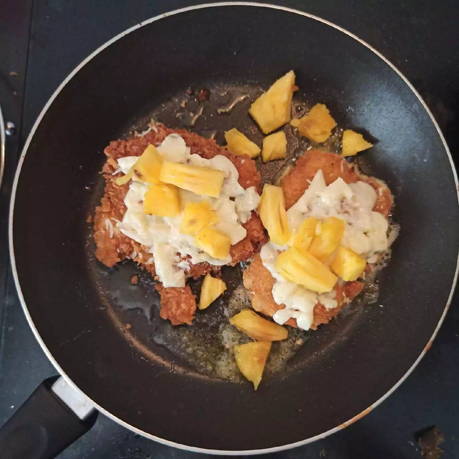 Step 4 Chicken Parmigiana Sambal Nanas