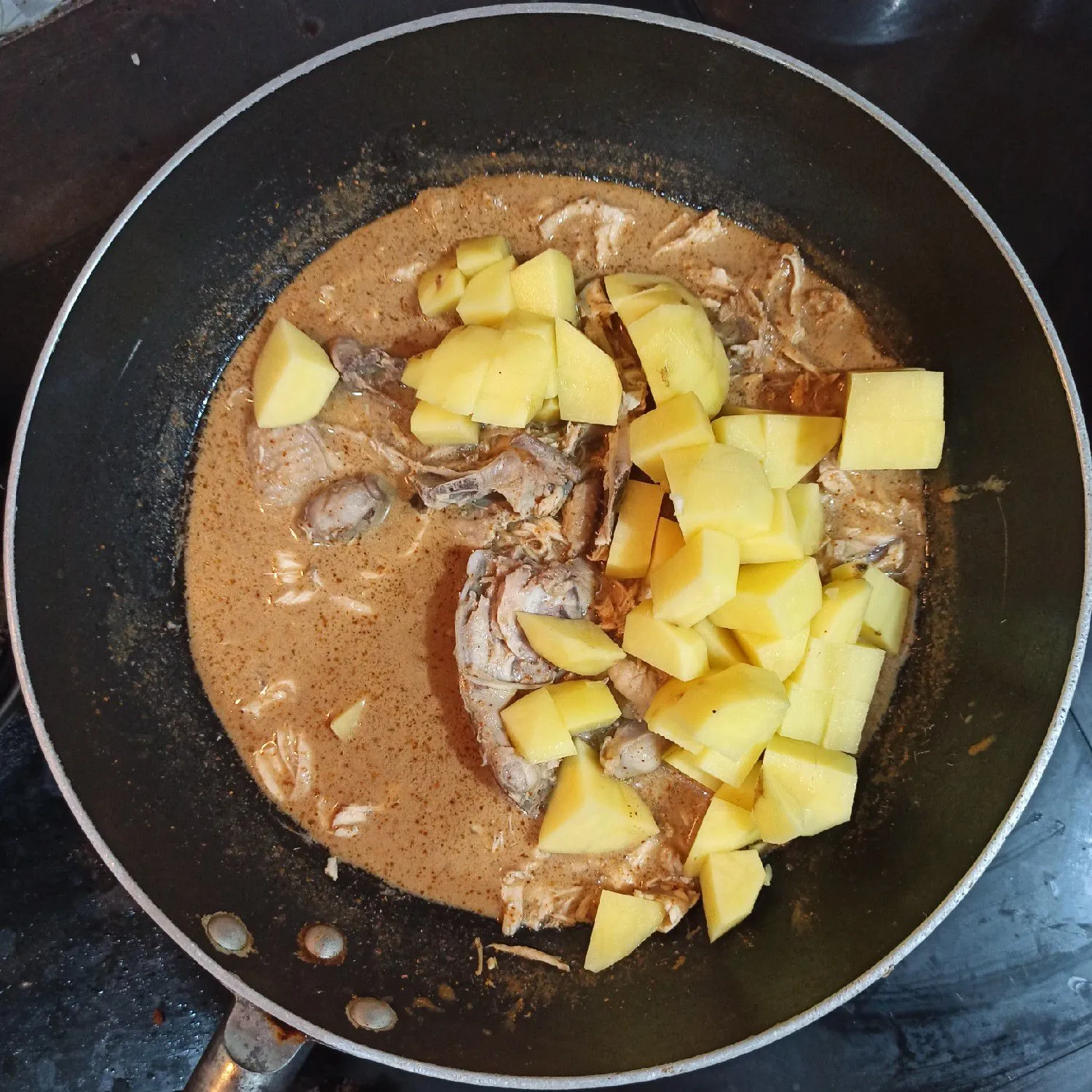 Step 5 Pizza Rendang Ayam