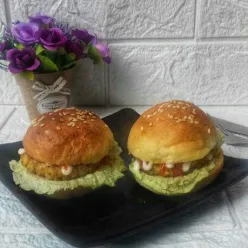 Burger Tempe #JagoMasakMinggu5Periode3