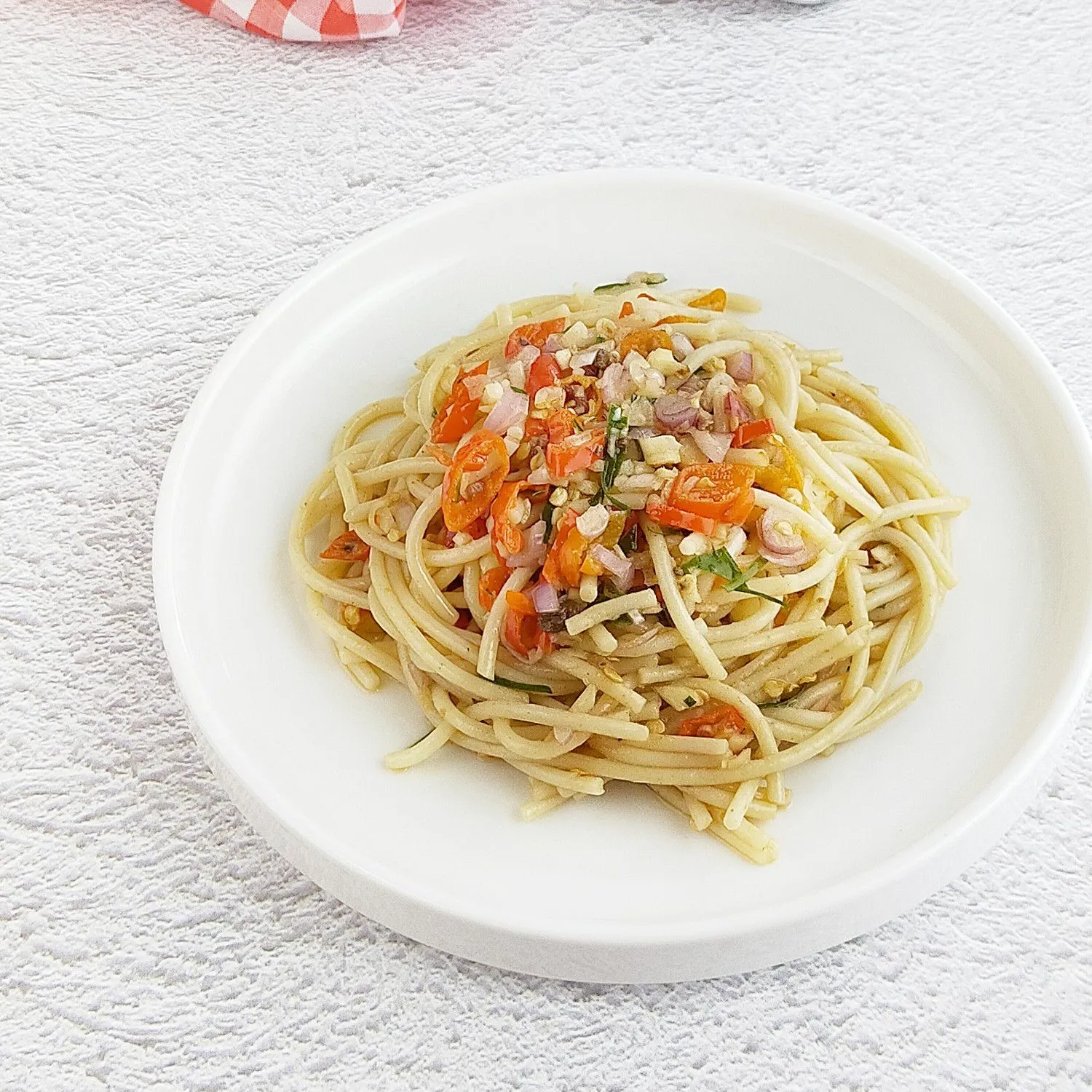Spaghetti Sambal Matah #JagoMasakMinggu5Periode3
