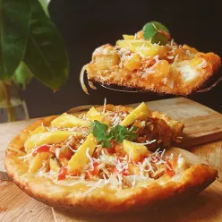 Pizza Rendang Ayam #JagoMasakMinggu5Periode3