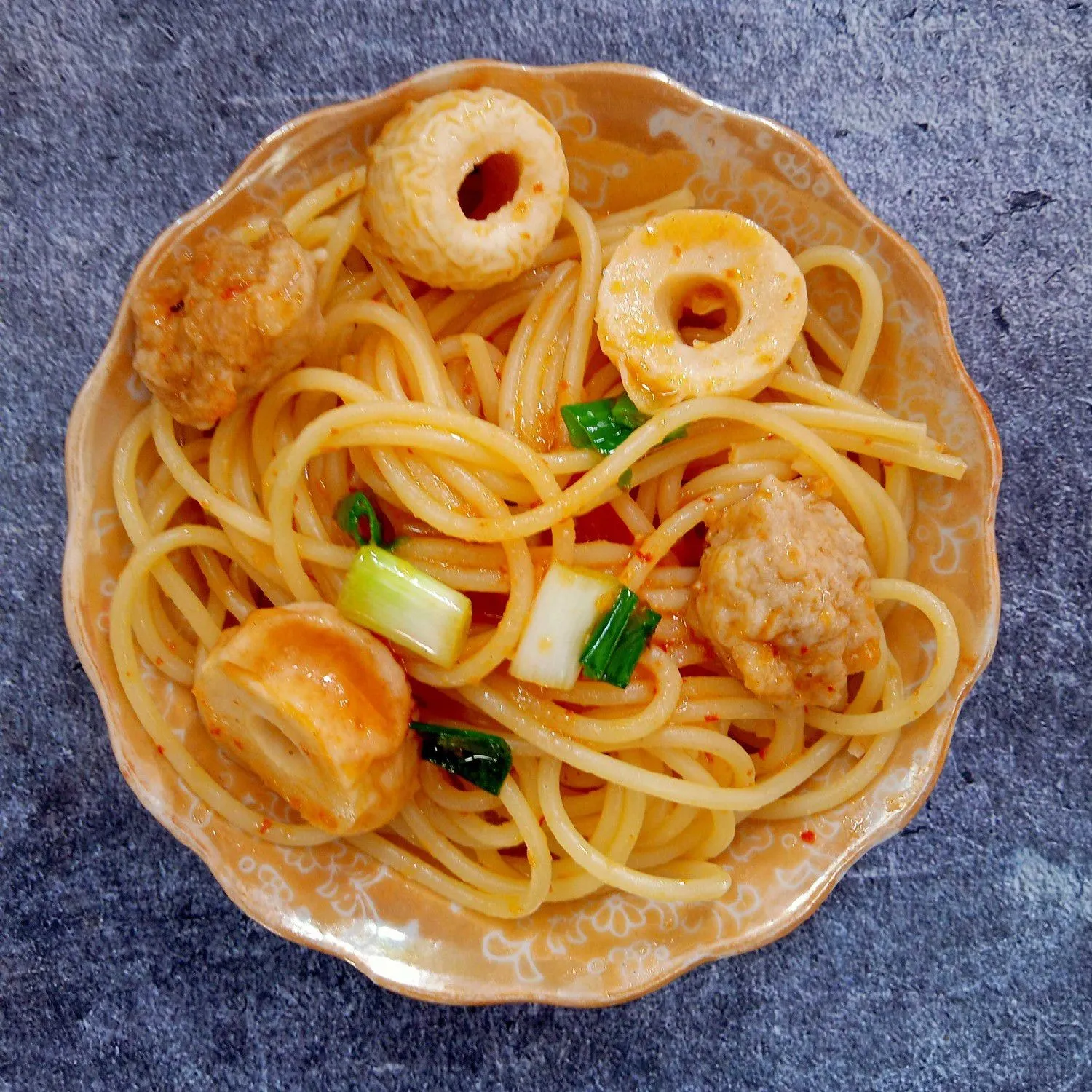 Seblak Spaghetti Campur #JagoMasakMinggu5Periode3