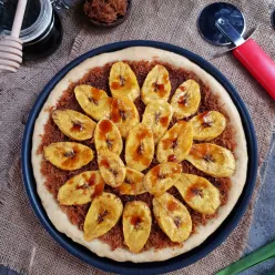 Pizza Pisang Unti Kelapa #JagoMasakMinggu5Periode3