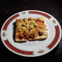 Pizza Tumis Ayam Jamur Kancing #JagoMasakMinggu5Periode3