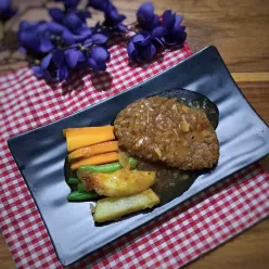 Steak Tempe Saus Asam Manis #JagoMasakMinggu5Periode3