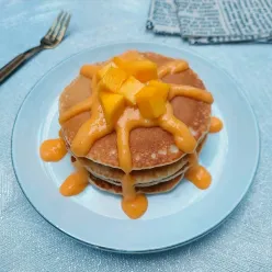 Pancake Saus Mangga #JagoMasakMinggu5Periode3