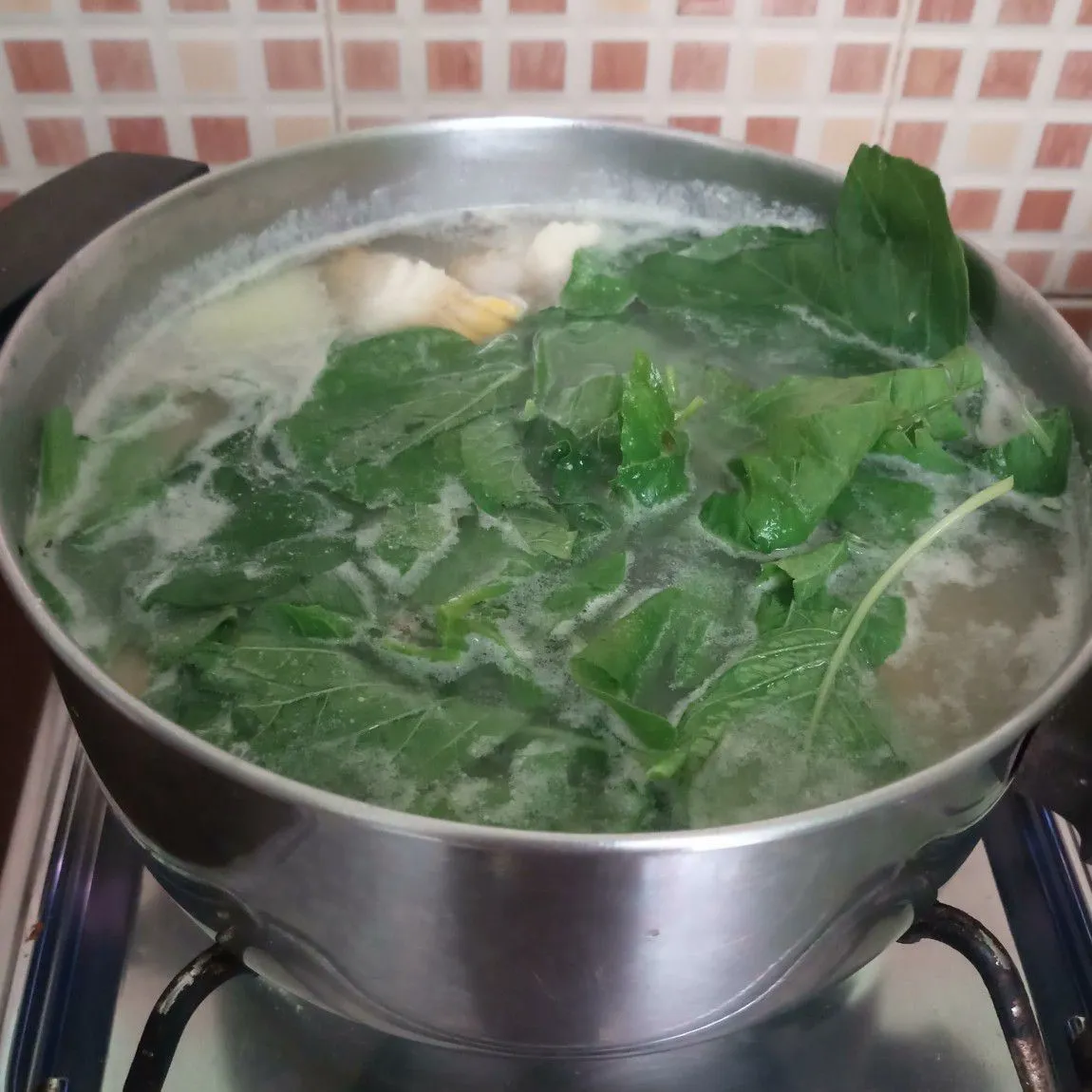 Step 3 Bobor Bayam