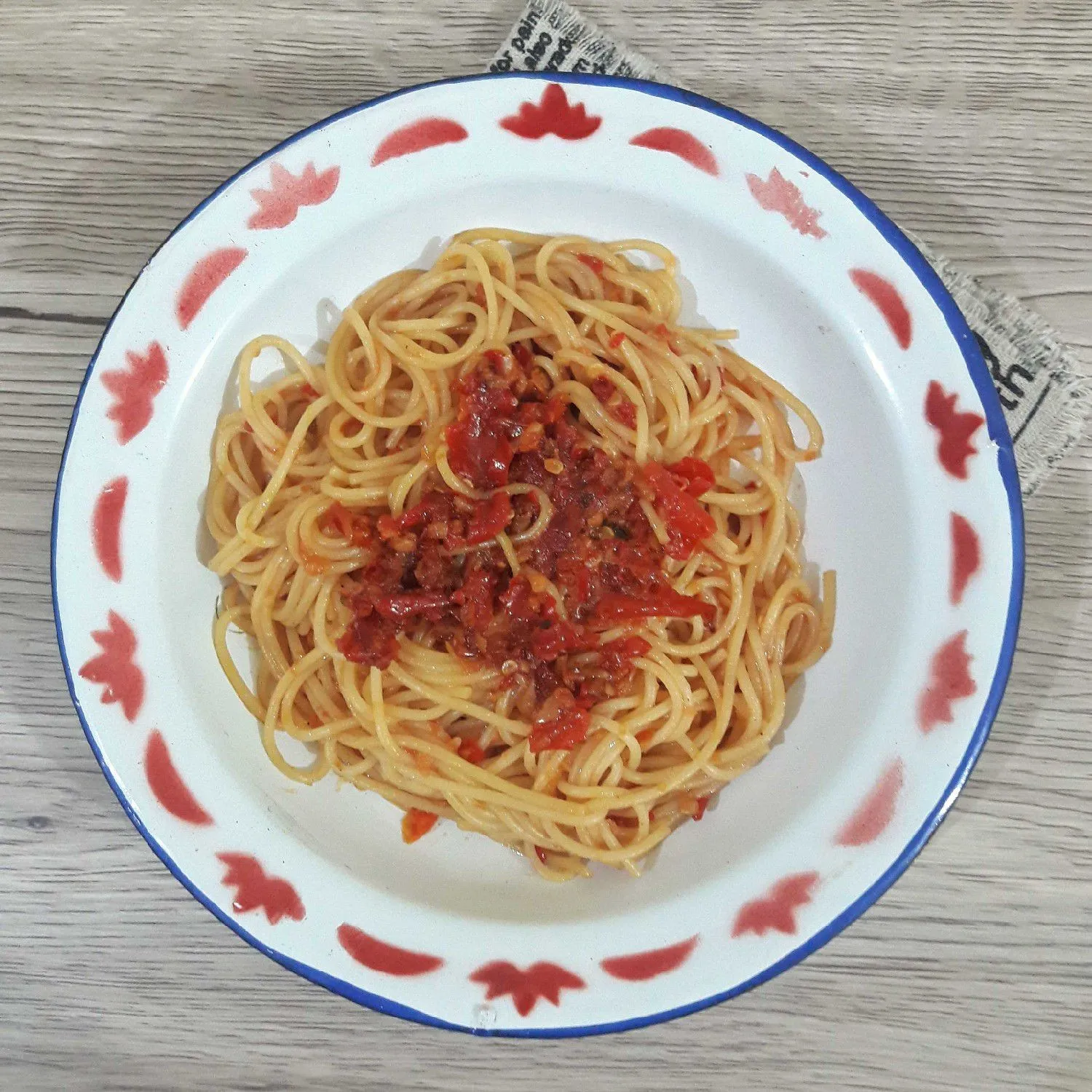 Spaghetti Balado Terasi #JagoMasakMinggu5Periode3