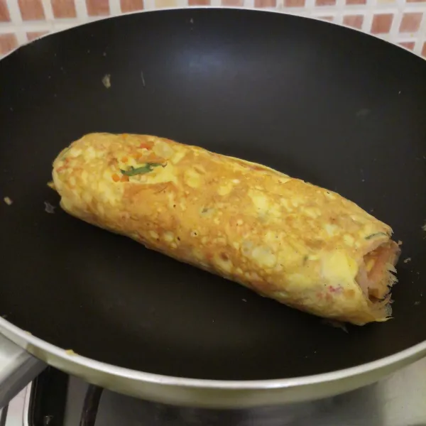 Lakukan sampai adonan habis.