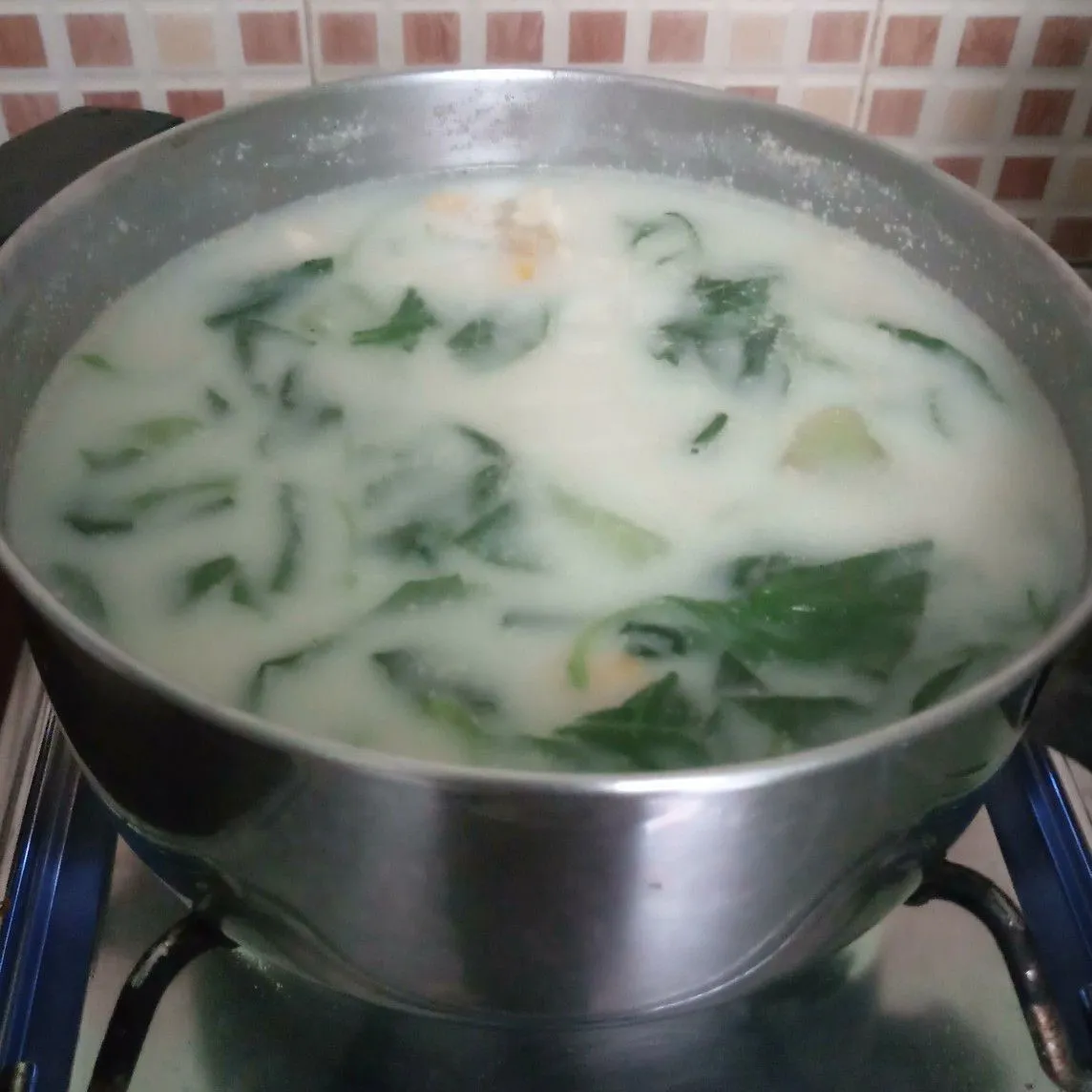 Step 4 Bobor Bayam