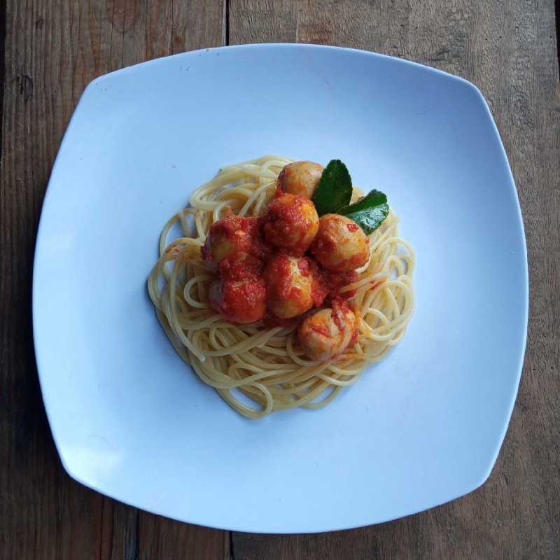 Resep Spaghetti Telur Puyuh Balado Jagomasakminggu5periode3 Dari Chef Ummu Lazha Yummy App