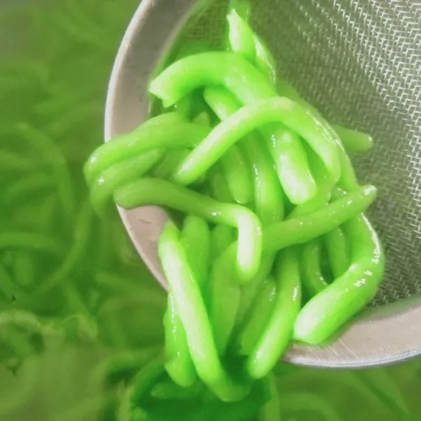 Seperti ini cendol yang sudah jadi.