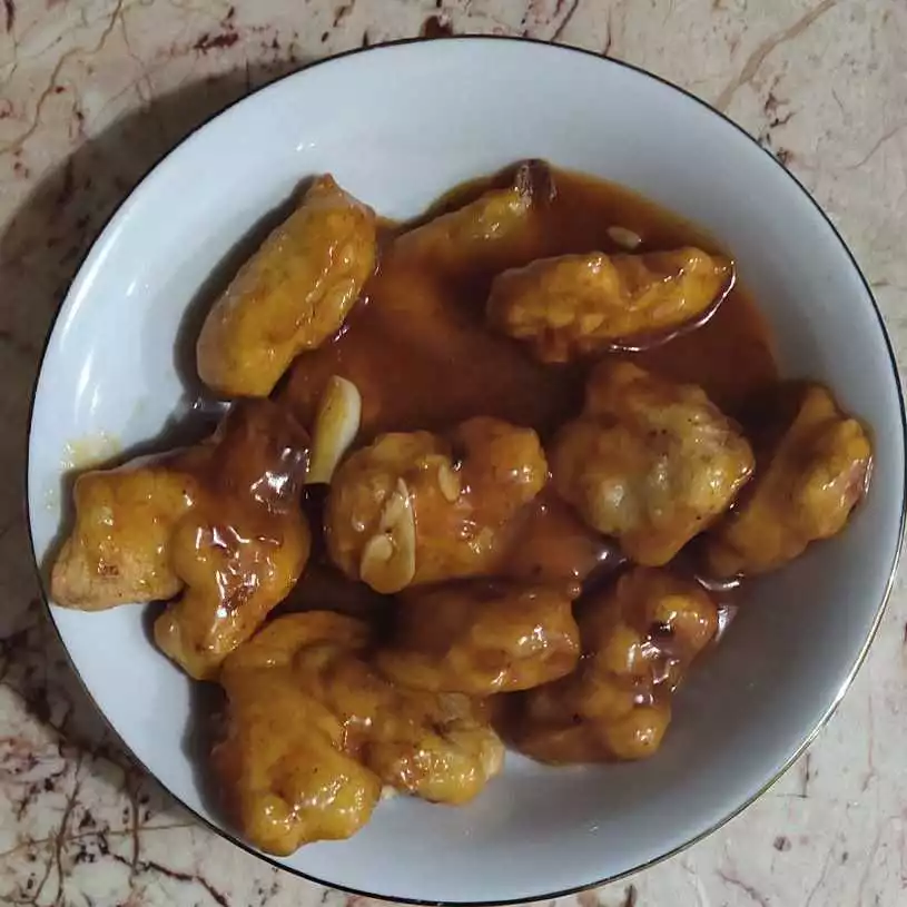 Step 8 Ayam Asam Manis