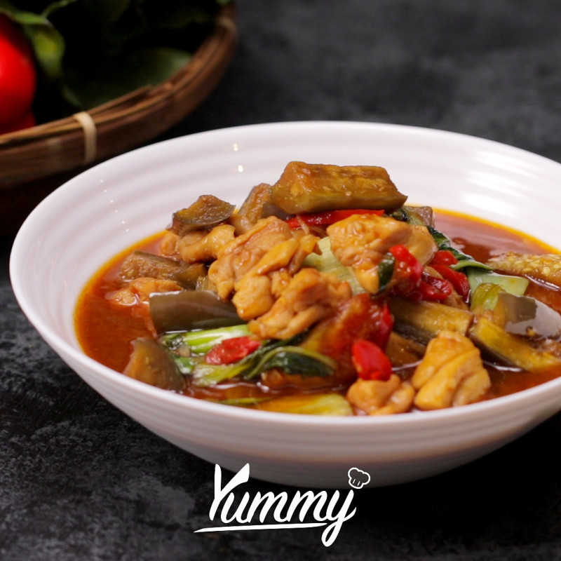 Resep dan Cara Membuat Tumis  Ayam  Terong dari Chef Yummy