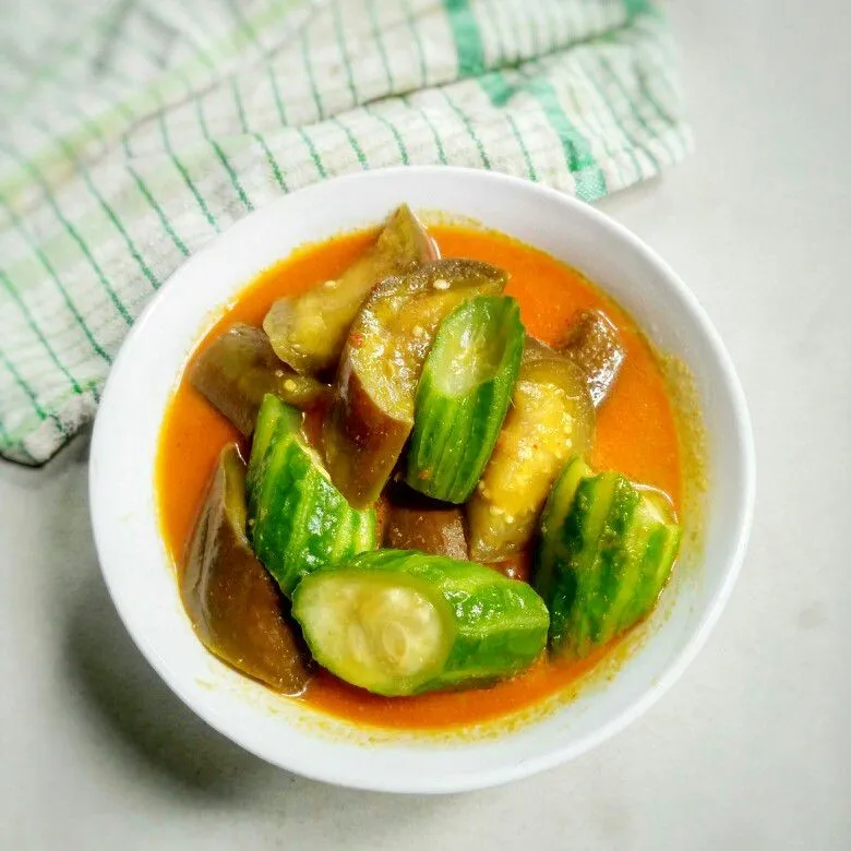 Gulai Terong dan Oyong