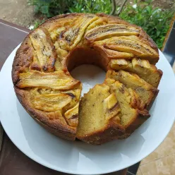 Bolu Pisang Panggang Tanpa Mixer