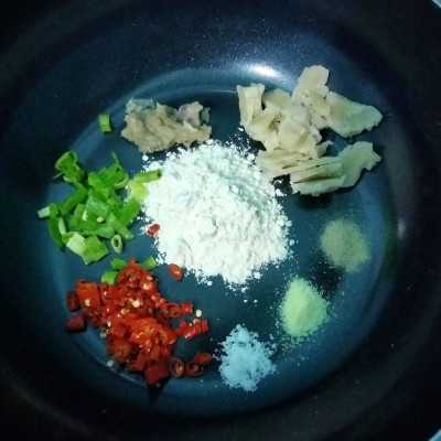 Step 1 Spicy Cibay (Spicy Aci Ngambay)