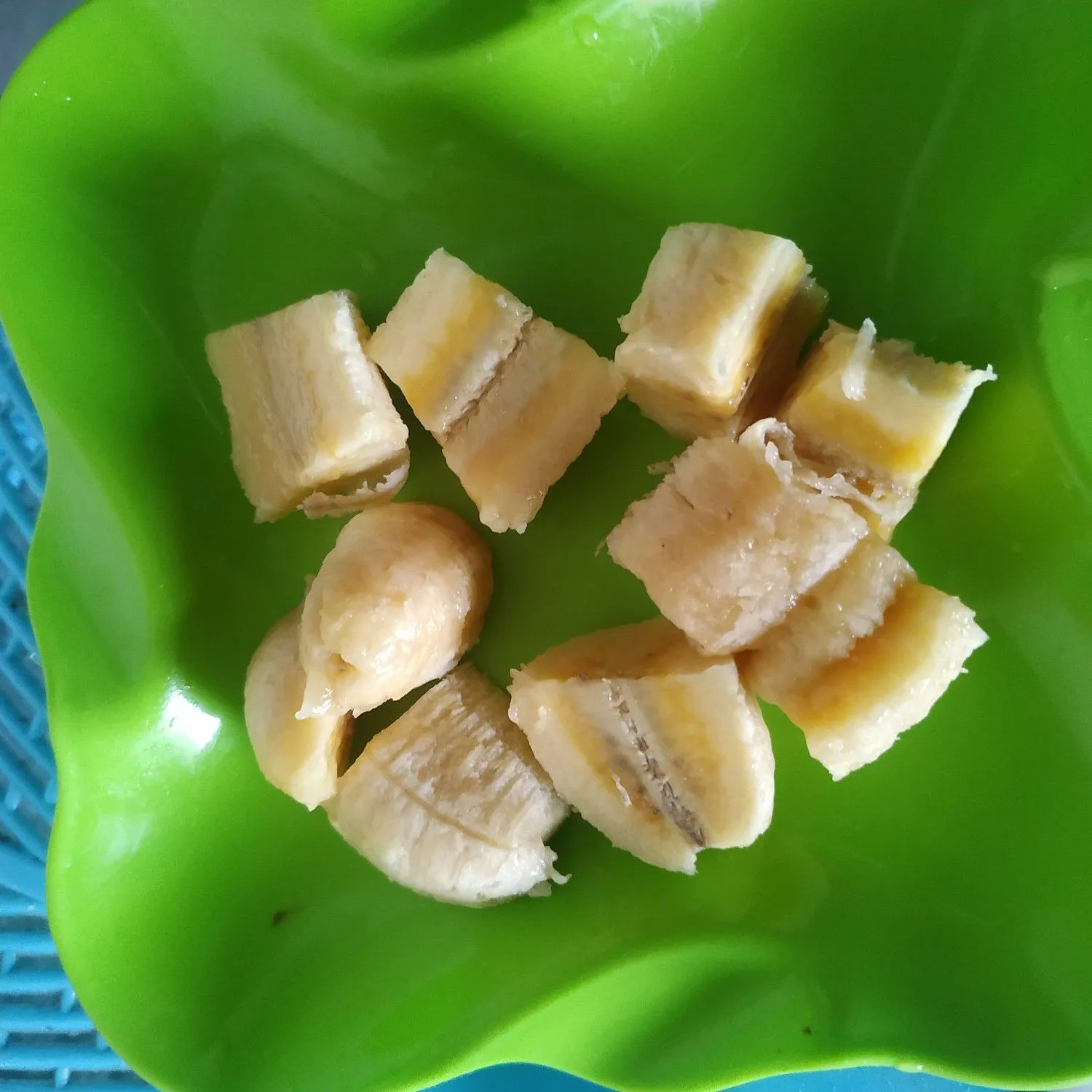 Step 1 Pom-Pom Pisang Tabur Meses