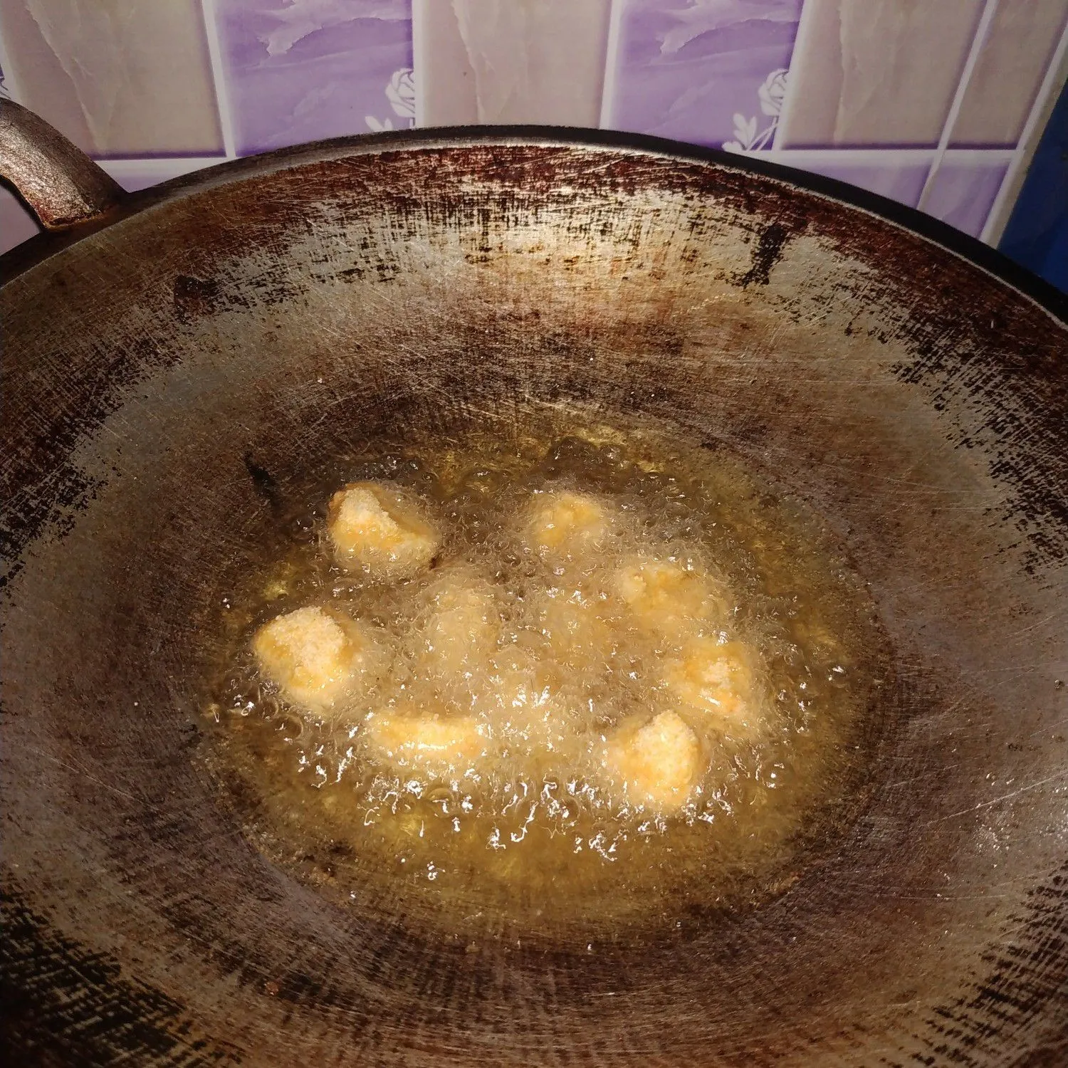 Step 4 Pom-Pom Pisang Tabur Meses