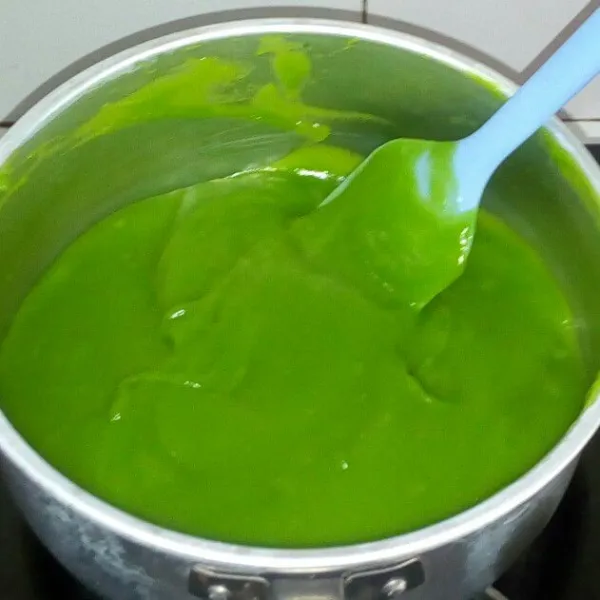 Aduk terus sampai meletup letup Dan mengental