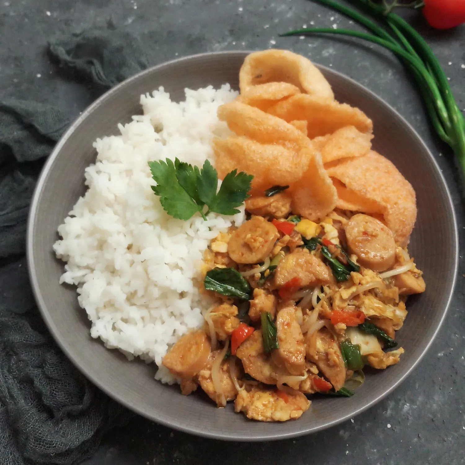 Step 7 Nasi Gila