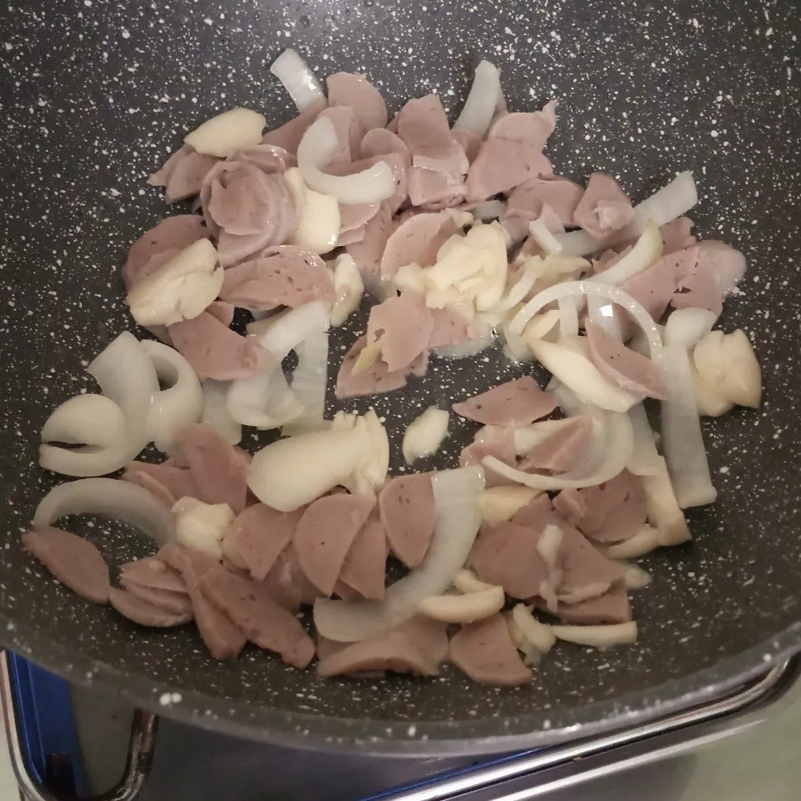 Step 3 Tumis Buncis Bakso