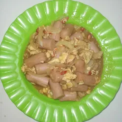 Sosis Telur Asam Manis
