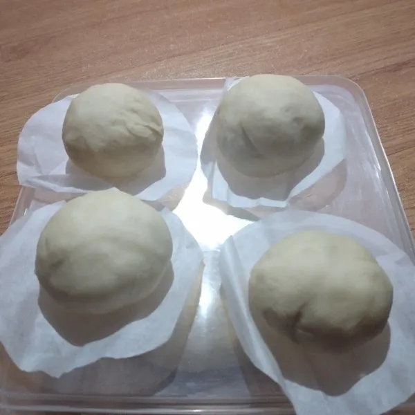 Bakpau sudah jadi diamkan sampai mengembang.