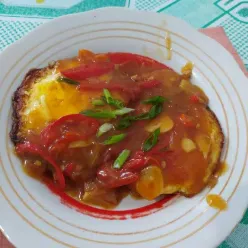 Telur Ceplok Pedas Manis