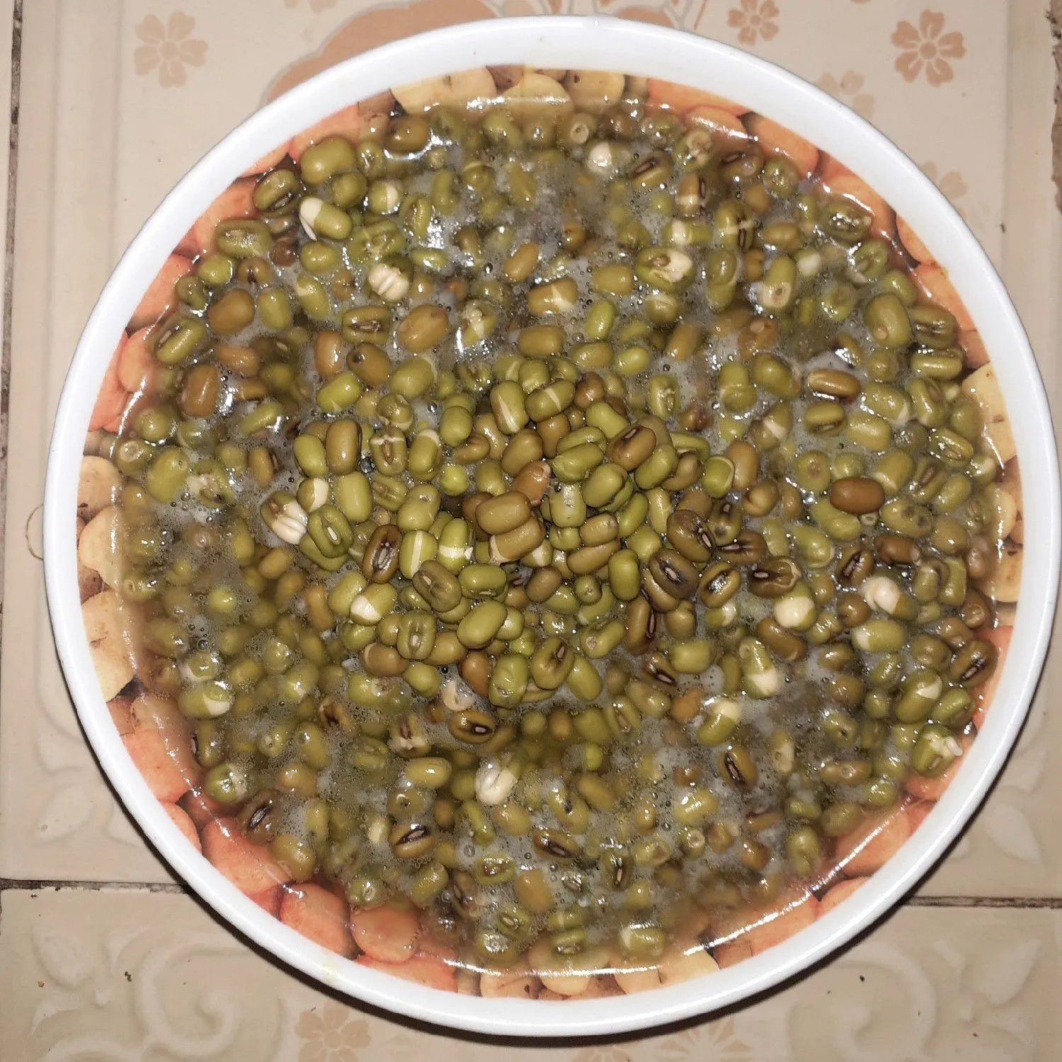 Step 1 Kue Kumbu Kacang Hijau