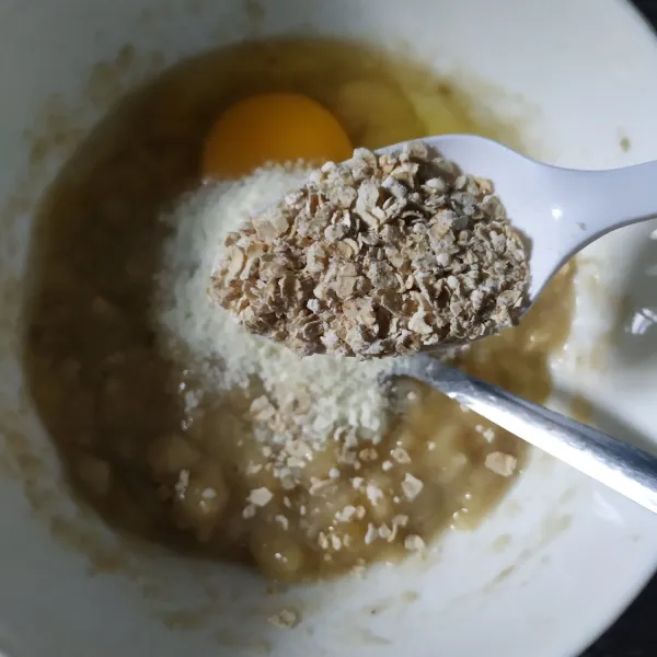 Tambahkan quaker oats