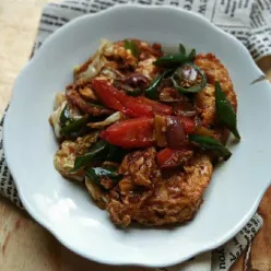 Telor Ceplok Kol Cabe Ijo