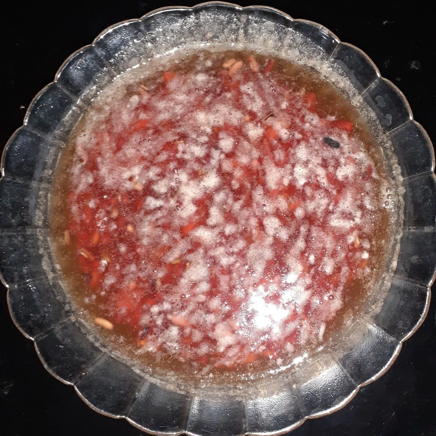 Step 1 Bubur Kacang Merah