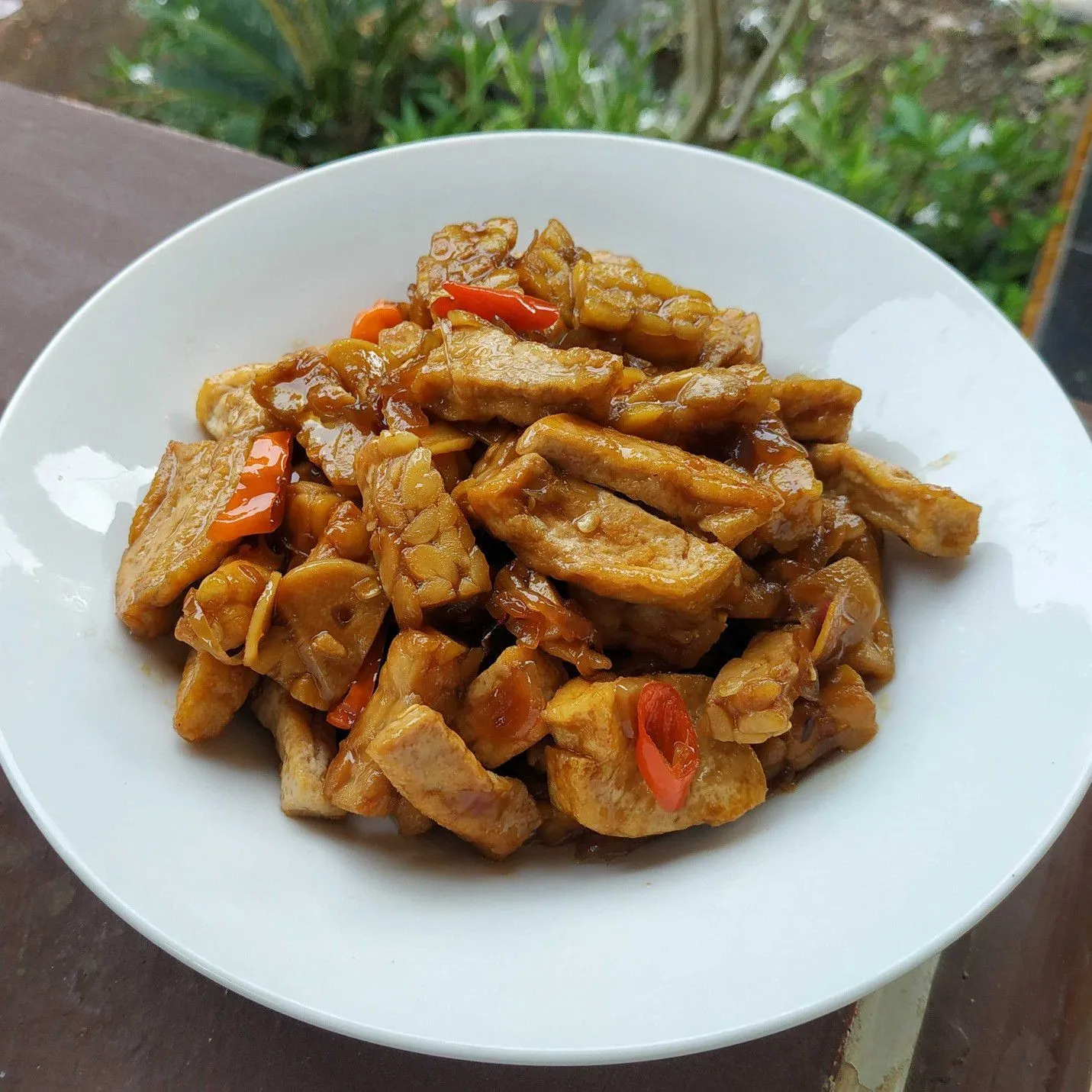 Oseng Tahu Tempe Saus Teriyaki