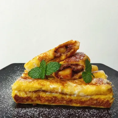 Banana Nutella French Toast
