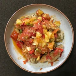 Kakap Crispy Asam Manis Saus Segar