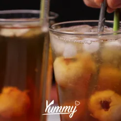 Sparkling Lemongrass Lychee Tea